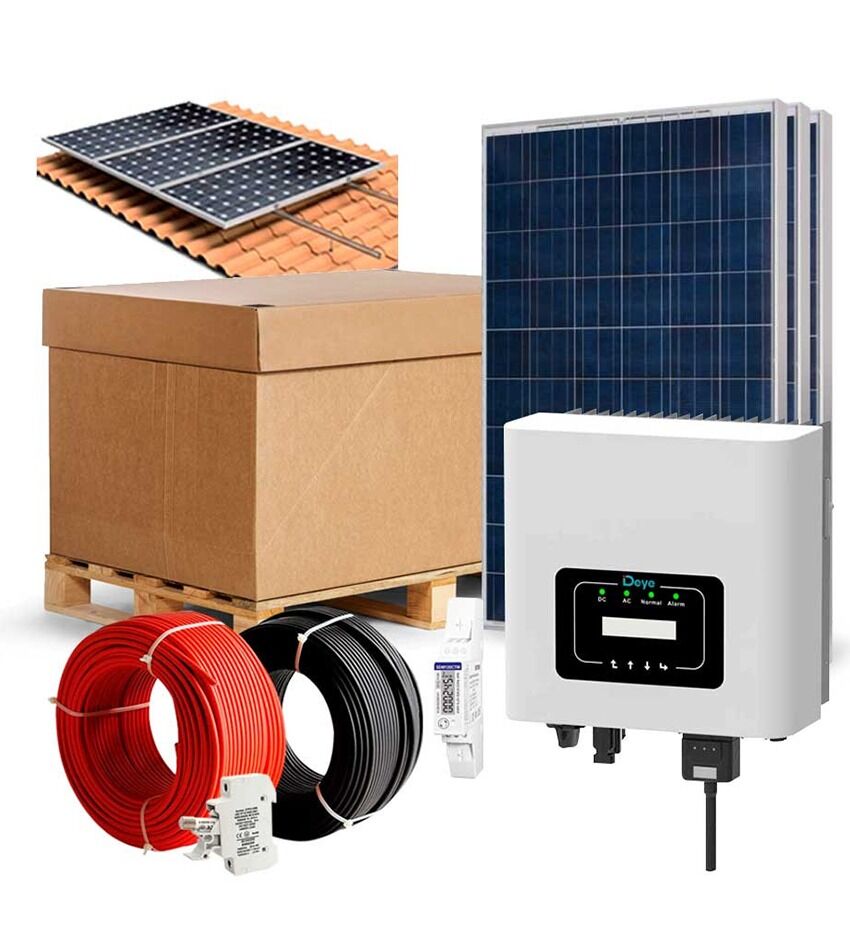 Kit solar 3000wh Autoconsumo Inyección a RED - Imagen 2