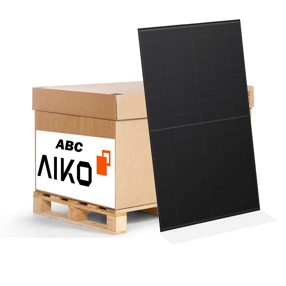 Pallet Panel solar 445W Aiko N Type ABC FULL BLACK 31pcs/pallet