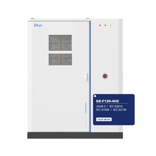 Pack DEYE GE-F120-4H2 120KWH Inversor 30kW 1 Pack DEYE GE-F120-4H2 120KWH Inversor 30kW
