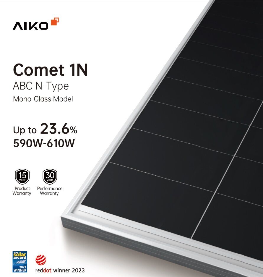 Panel Solar AIKO 590W N-Type ABC 144CELL 2 AIKO 590W 595W