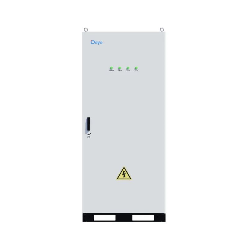 DEYE MS-TS500-2-A Generador y carga de respaldo 1 Sistema ATS Deye MS-TS500-2-A de 500 kW para conmutación red/off-grid con gestión de generador y ESS en instalaciones C&I