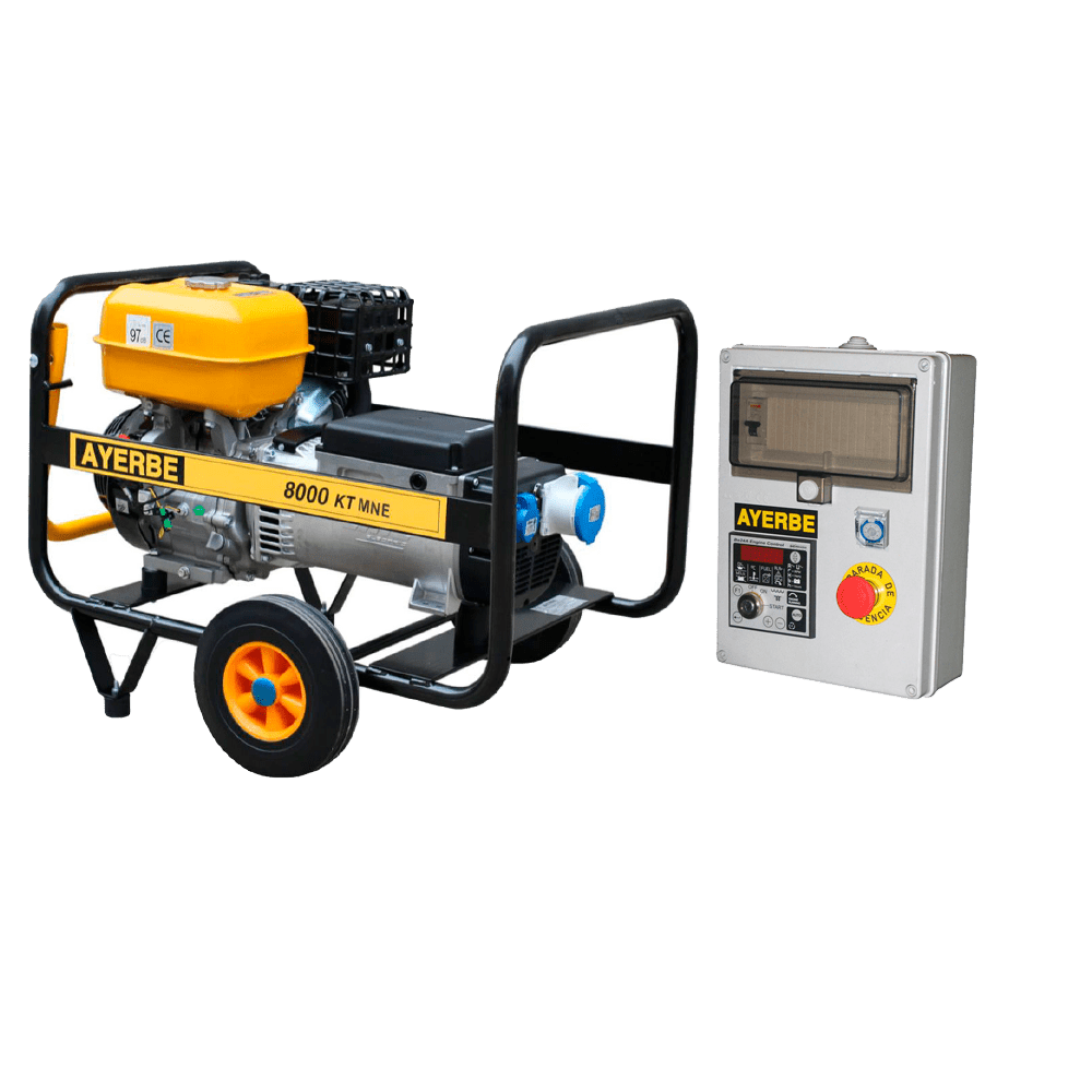 Grupo Electrogeno Kiotsu AY-8000 KT MN E 8 kva Electrico 3000 r.p.m 4 5430045-AYERBE-AY-8000-KT-AE-2 Controlad