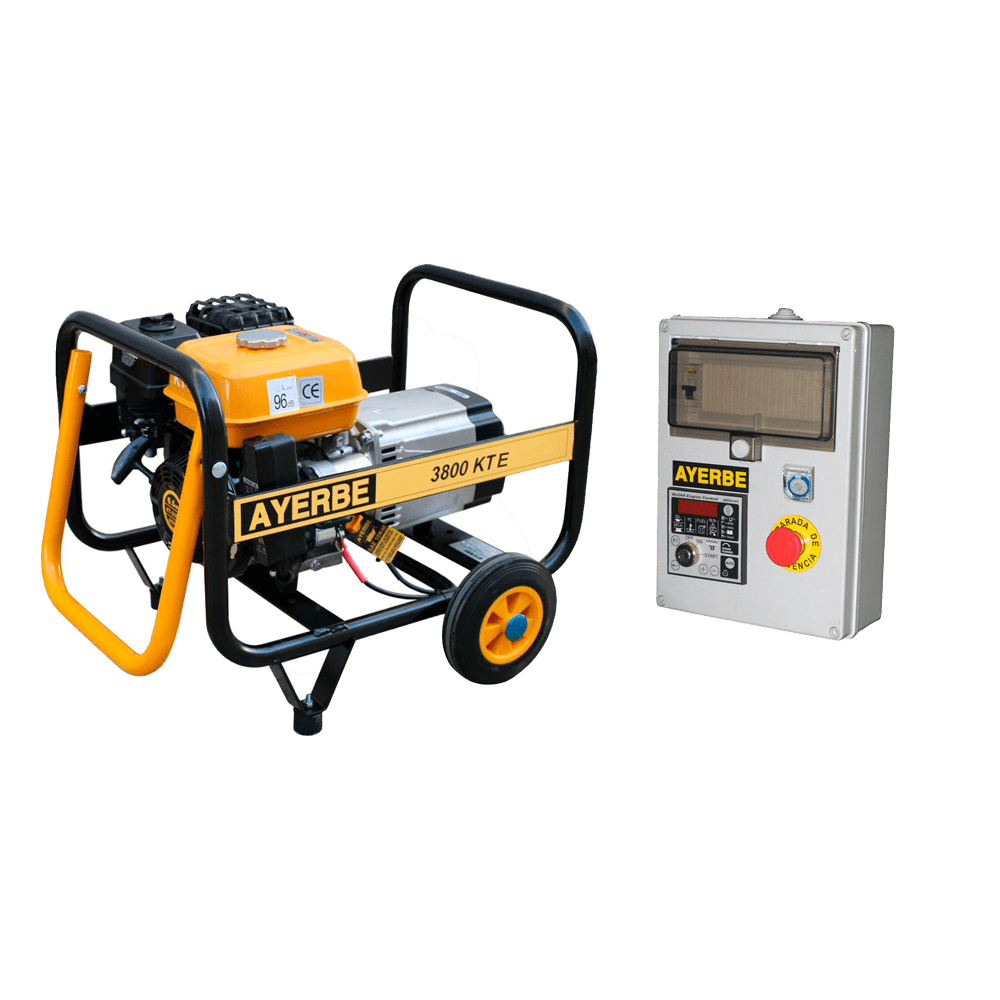 Grupo Electrogeno Kiotsu AY-3800 KT MN E 3,8 kva Electrico 3000 r.p.m 4 5430015-AYERBE-AY-3800-KT-MN-AE- Control