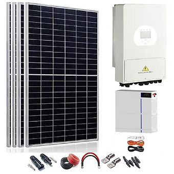 Kit Solar 48v 8000W Inversor DEYE Batería de Litio 10KWH