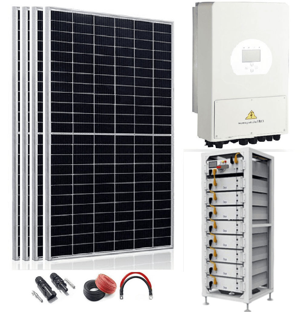 Kit Solar 40KW Híbrido Trifásico 380V con Batería Litio HV