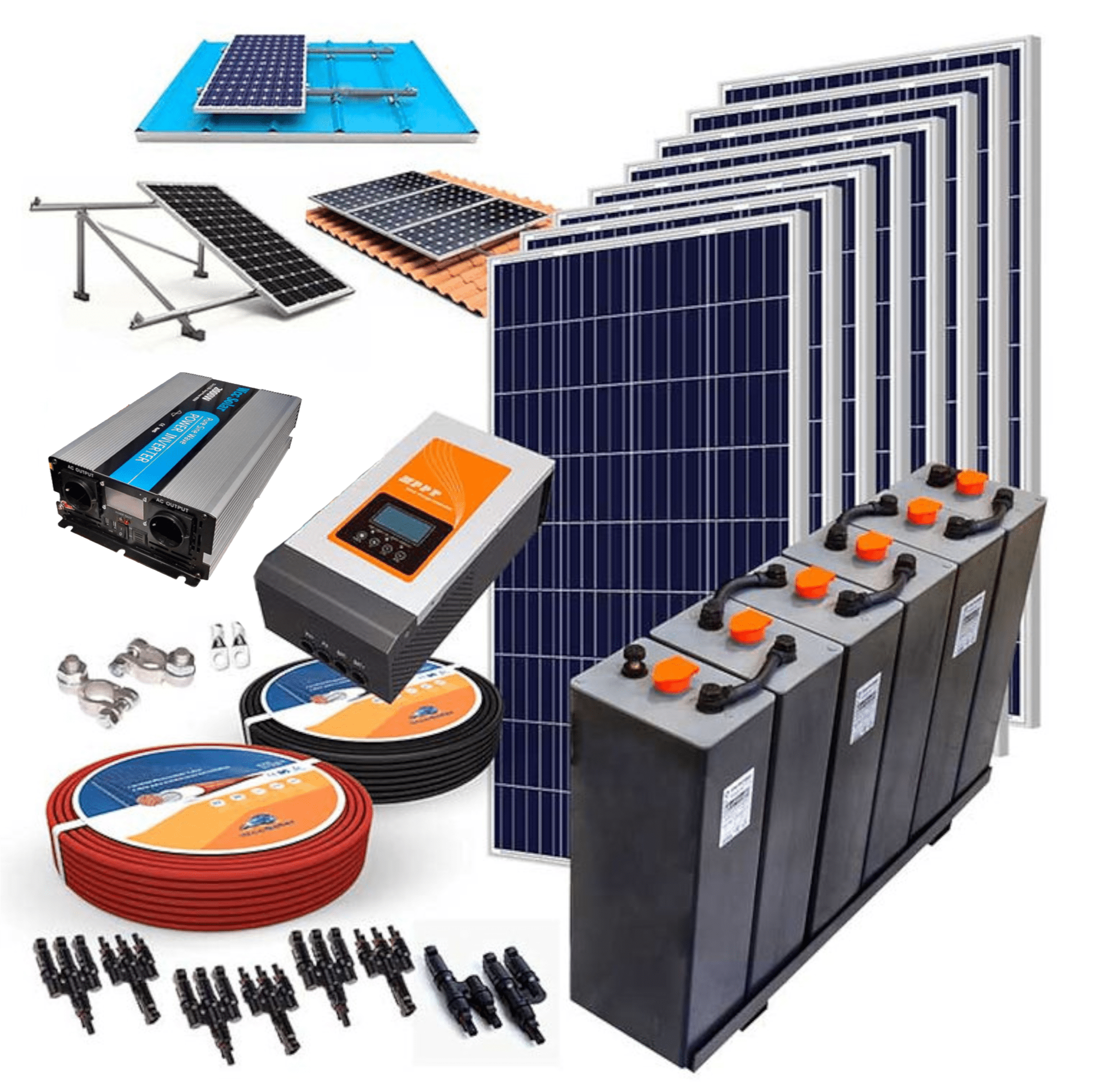 Kit Solar 12V 1200W/h 2 Kit Solar 12V 1200W/h