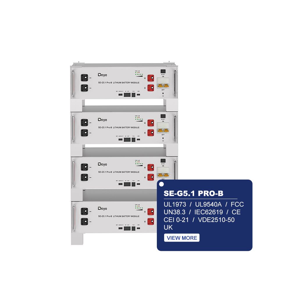Batería Litio 48v 5.1kw Deye SE-G5.1 Pro-B 3 Batería Litio 48v 5.1kw Deye SE-G5.1 Pro-B - Imagen 3