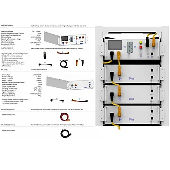 Baterías Litio BOS-GM5.1 60KWH 600VDC DEYE 3 Baterías Litio BOS-GM5.1 60KWH 600VDC DEYE - Imagen 3
