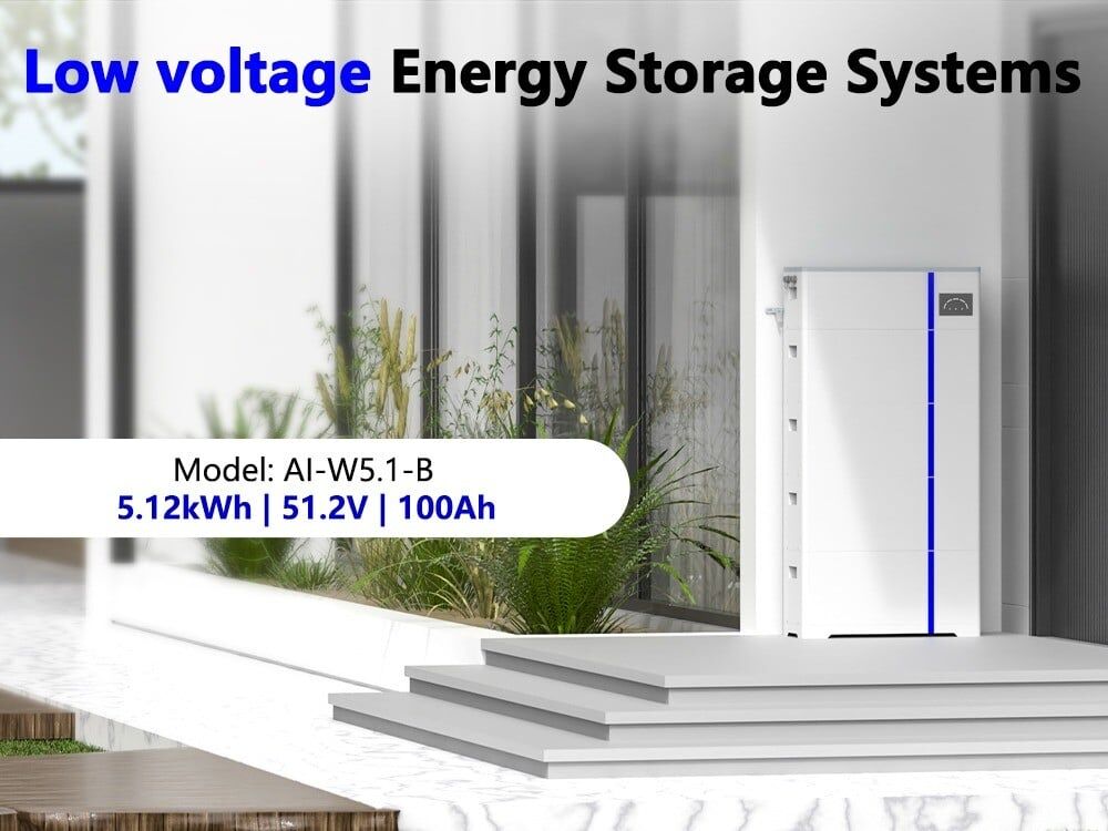Baterías Litio Aiw-B 5.1KWH 48V DEYE 5 Baterías Litio Aiw-B 5.1KWH 48V DEYE - Imagen 5