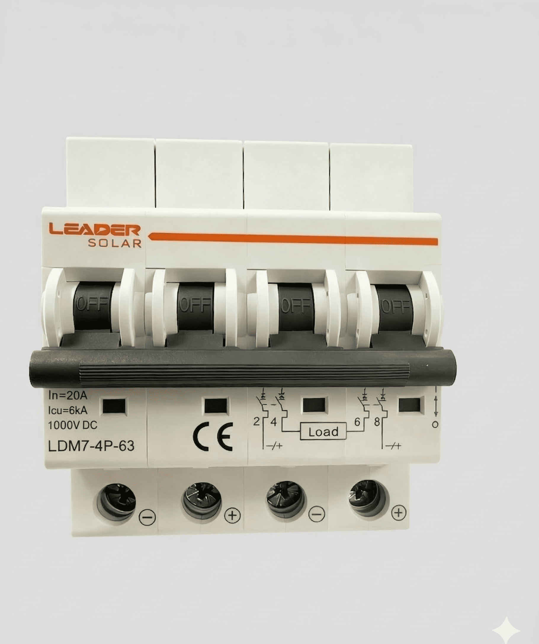 Magnetotermico DC 16A 4P 1000V 1 magnetotermico-dc-32a-4p-1000v-wccsolar-instalado-en-cuadro
